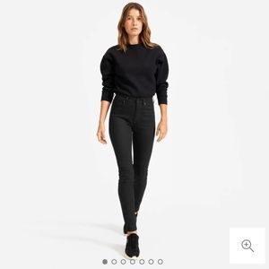 Everlane Black High Rise Skinny Jeans